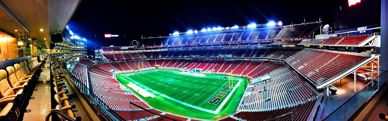A floodlit stadium panorama at night — Portugal ahead of the 2026 World Cup
