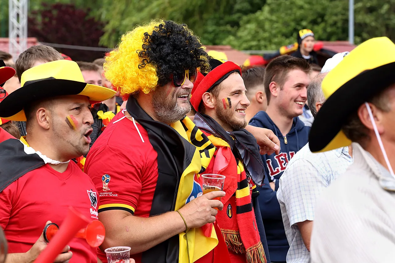 Football supporters packed into a stadium, evoking Norway's shock 2-1 win over Brazil in the World Cup 2026 Round of 16 at MetLife Stadium on July 5