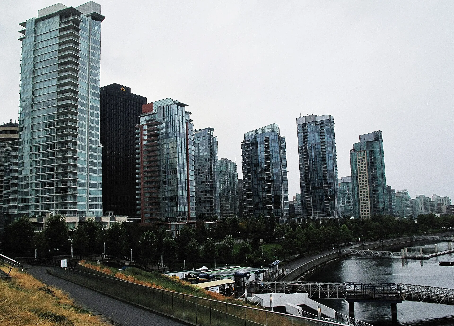 Vancouver harbour and skyline — Canada lost 2-1 to Switzerland at BC Place on June 24 but reached the World Cup 2026 Round of 32 for the first time in their history