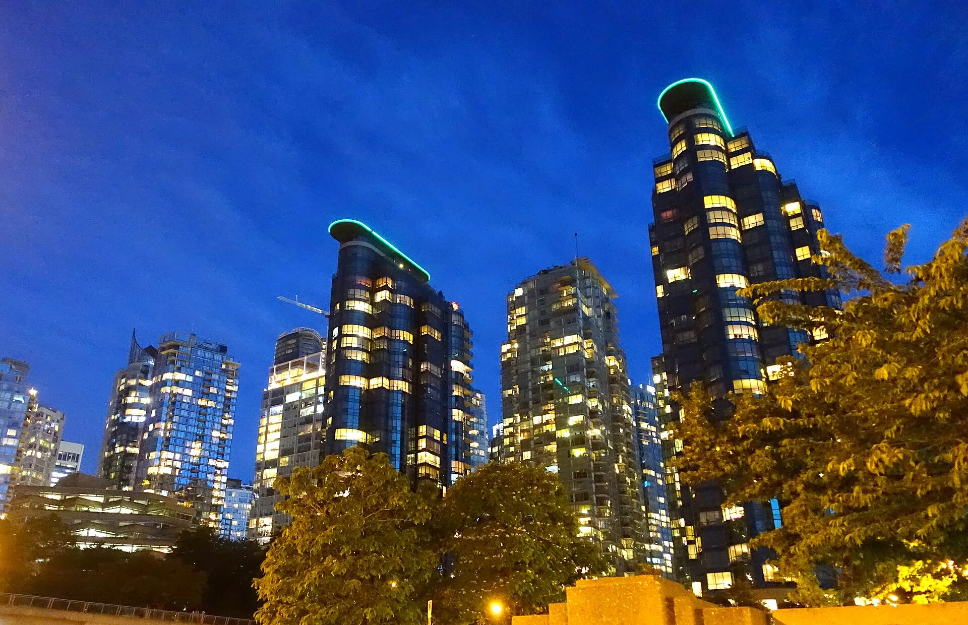 Vancouver at night — Canada beat Qatar 6-0 at BC Place for their first ever men's World Cup win